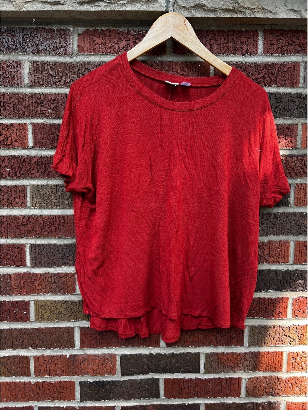 Canyon River Blues Burnt Orange Short Sleeve Top